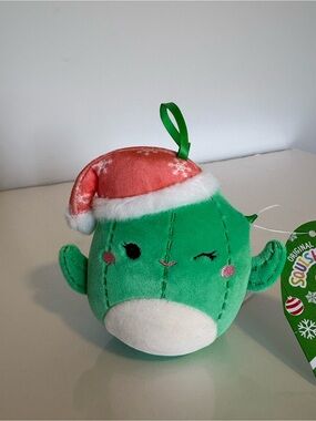 Squishmallows Maritza Cactus 4” Christmas Ornament Plush NWT